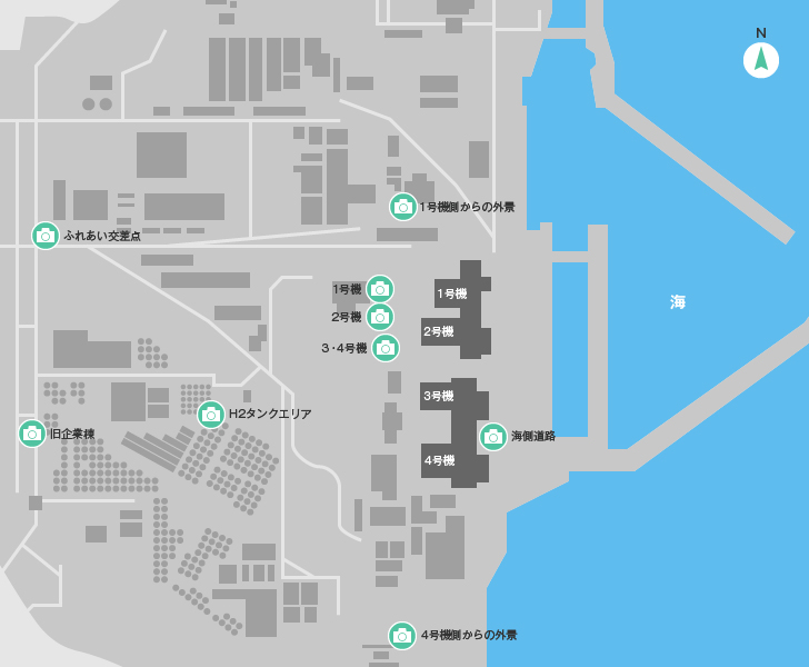 汚染水対策の主な設備図