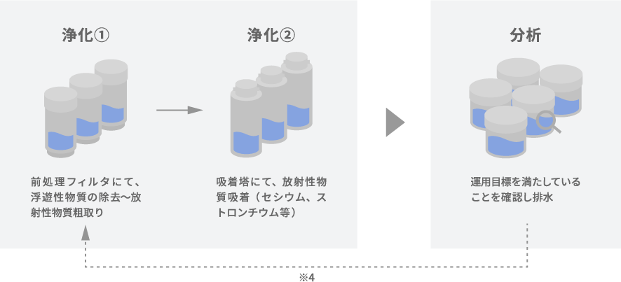 浄化プロセスと分析基準