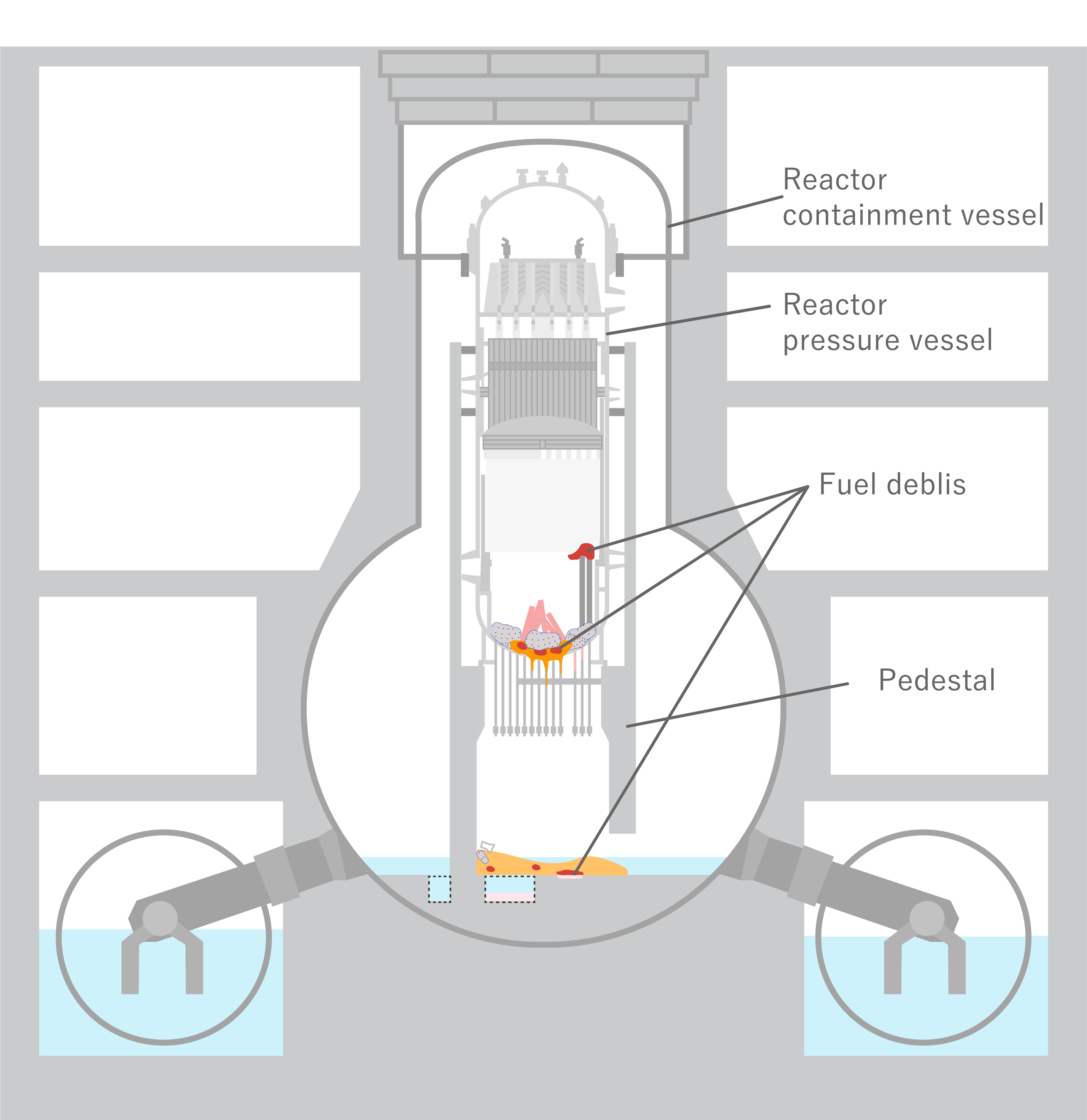 Survey inside containment vessel