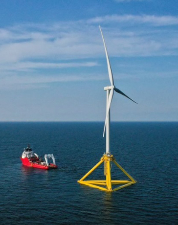 Participation in the TetraSpar offshore floating wind turbine foundation demonstrator project