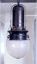 An Arc Lamp Lights up the Dark Night