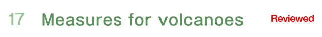 Measures for volcanoes