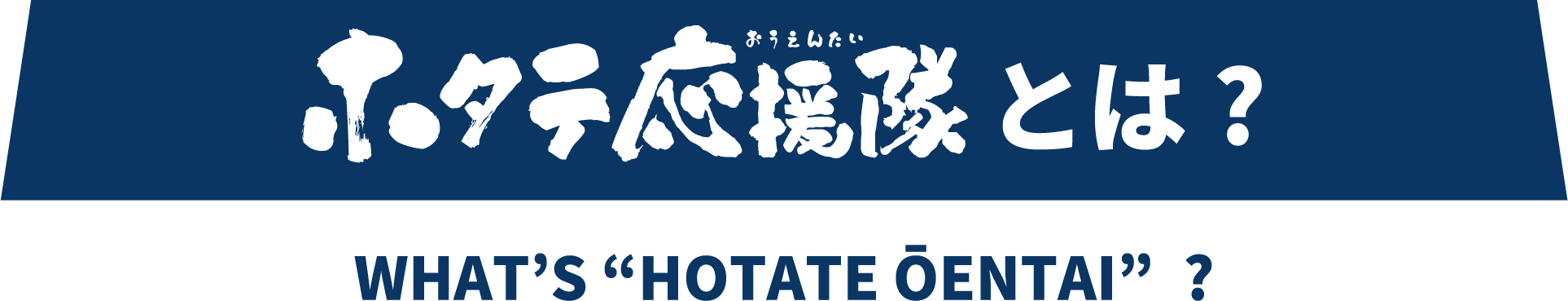 ほたて応援隊とは