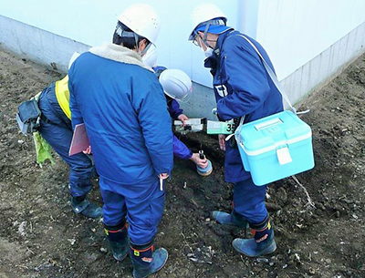 測定結果の確認状況（除染作業中）