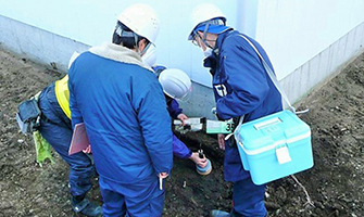 桑折町　除染作業中・終了後の線量等の状態確認への対応