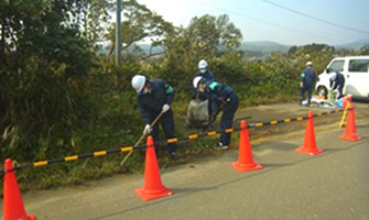 楢葉町　秋空散策あるこう会への対応