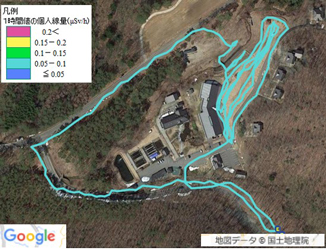 個人線量マップ