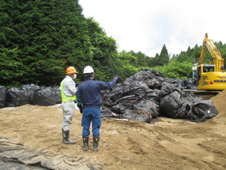 【内倉積込み場】現場監督への技術的支援状況