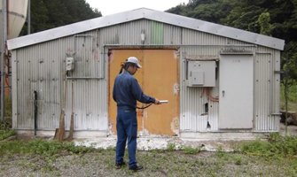 川俣町山木屋地区における養鶏再開に向けたモニタリング対応