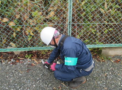 【富岡町】宅地除染後の線量調査