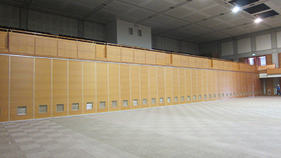 作品展示前の様子[2015年10月29日撮影]