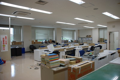 搬入前（本庁舎）の様子[2016年6月25日撮影]
