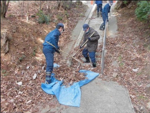 清掃前の状況（楢葉町）
