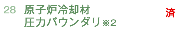 原子炉冷却材圧力バウンダリ※2