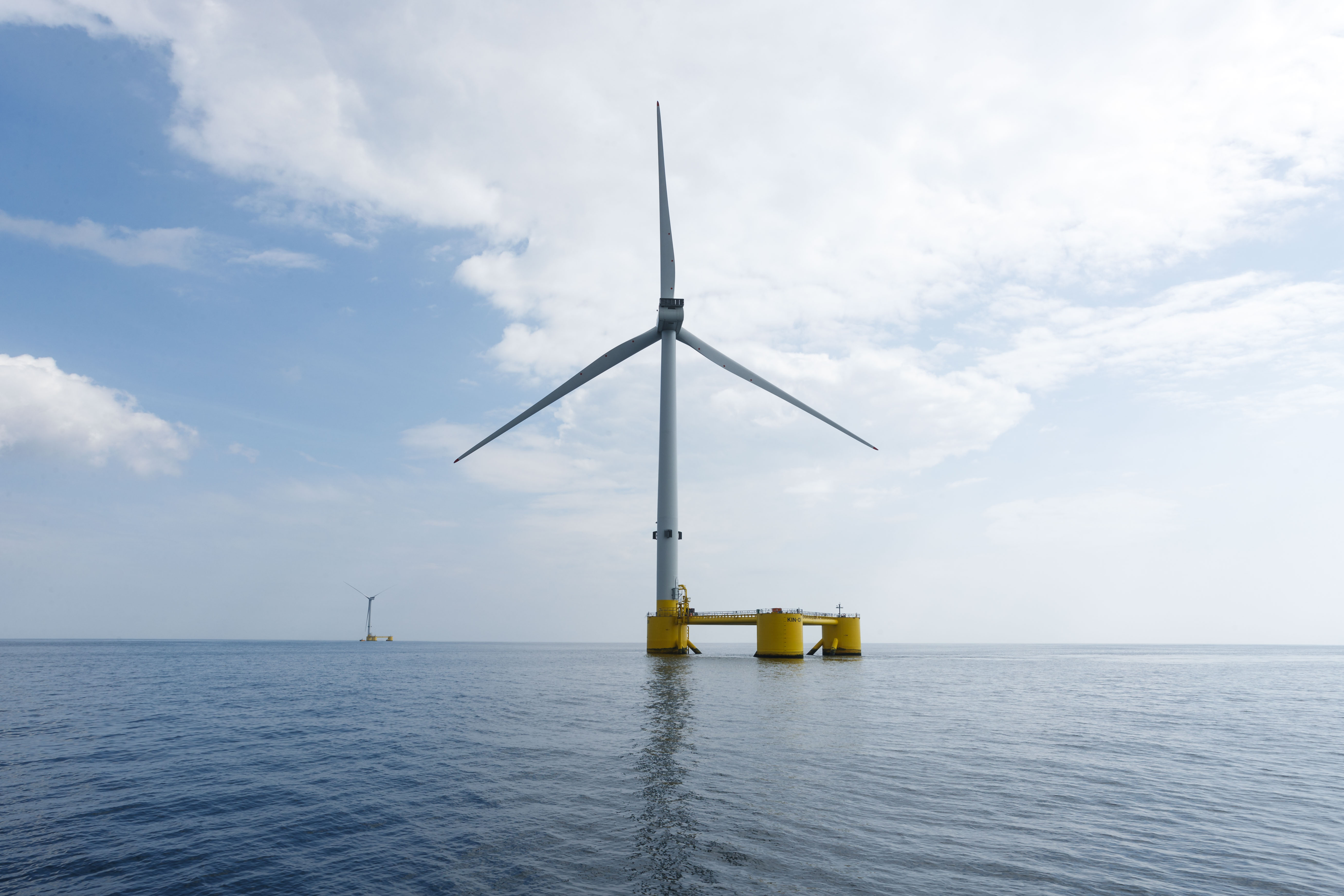 Kincardine Wind Farm developed off the coast of Scotland, UK