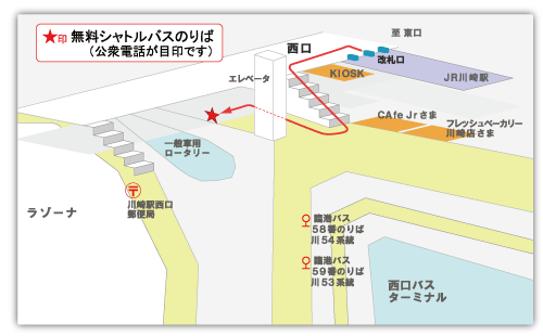 乗り場周辺地図