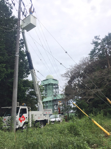 2019年台風15号に伴う停電復旧対応（復旧作業の様子）（1）